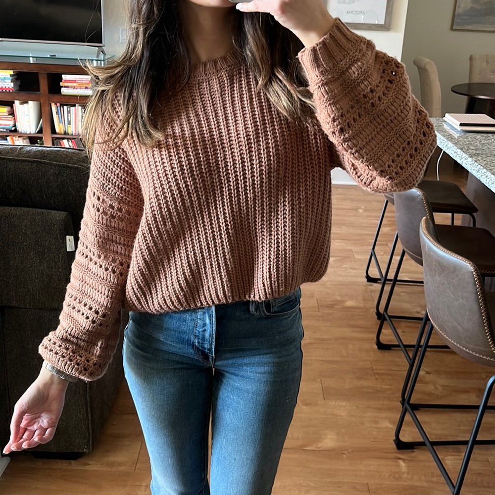 Moon & Madison Pink Sweater